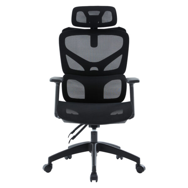ΚΑΡΕΚΛΑ ΓΡΑΦΕΙΟΥ APEX HM1227.01 ΜΑΥΡO MESH & PP 68x68x120-130Υεκ - Image 3