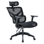 ΚΑΡΕΚΛΑ ΓΡΑΦΕΙΟΥ APEX HM1227.01 ΜΑΥΡO MESH & PP 68x68x120-130Υεκ - Image 5