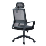 ΚΑΡΕΚΛΑ ΓΡΑΦΕΙΟΥ VELOCITY HM1229.01 ΜΑΥΡO MESH & PP 61x62x123Υεκ - Image 5