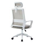 ΚΑΡΕΚΛΑ ΓΡΑΦΕΙΟΥ VELOCITY HM1229.02 ΛΕΥΚΟ PP--ΑΝΟΙΧΤΟ ΓΚΡΙ MESH 61x62x123Υεκ - Image 5