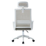 ΚΑΡΕΚΛΑ ΓΡΑΦΕΙΟΥ VELOCITY HM1229.02 ΛΕΥΚΟ PP--ΑΝΟΙΧΤΟ ΓΚΡΙ MESH 61x62x123Υεκ - Image 6