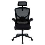 ΚΑΡΕΚΛΑ ΓΡΑΦΕΙΟΥ FLOATER HM1230.01 ΜΑΥΡO MESH & PP 62x62x106-116Υεκ - Image 3