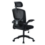 ΚΑΡΕΚΛΑ ΓΡΑΦΕΙΟΥ FLOATER HM1230.01 ΜΑΥΡO MESH & PP 62x62x106-116Υεκ - Image 5