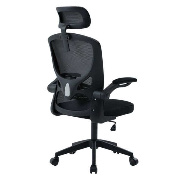ΚΑΡΕΚΛΑ ΓΡΑΦΕΙΟΥ FLOATER HM1230.01 ΜΑΥΡO MESH & PP 62x62x106-116Υεκ - Image 5