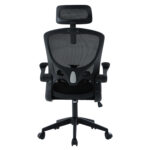 ΚΑΡΕΚΛΑ ΓΡΑΦΕΙΟΥ FLOATER HM1230.01 ΜΑΥΡO MESH & PP 62x62x106-116Υεκ - Image 6