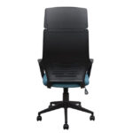 ΚΑΡΕΚΛΑ ΓΡΑΦΕΙΟΥ ANIVIA HM1054.06 ΓΚΡΙ ΣΙΕΛ & ΠΟΔΙ ΜΑΥΡΟ 64x61x126 εκ. - Image 6