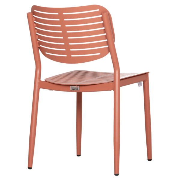 ΚΑΡΕΚΛΑ ΤΡΑΠΕΖΑΡΙΑΣ HILLIARD HM6645.08 ΑΛΟΥΜΙΝΙΟ ΣΕ TERRACOTTA 46x54x78Υεκ - Image 5