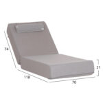 ΜΑΞΙΛΑΡΙ ΞΑΠΛΩΣΤΡΑΣ KIHEI HM21124 OLEFIN ΨΑΡΟΚΚΟΚΑΛΟ ΜΕ FOAM 195x70x21Υεκ - Image 2