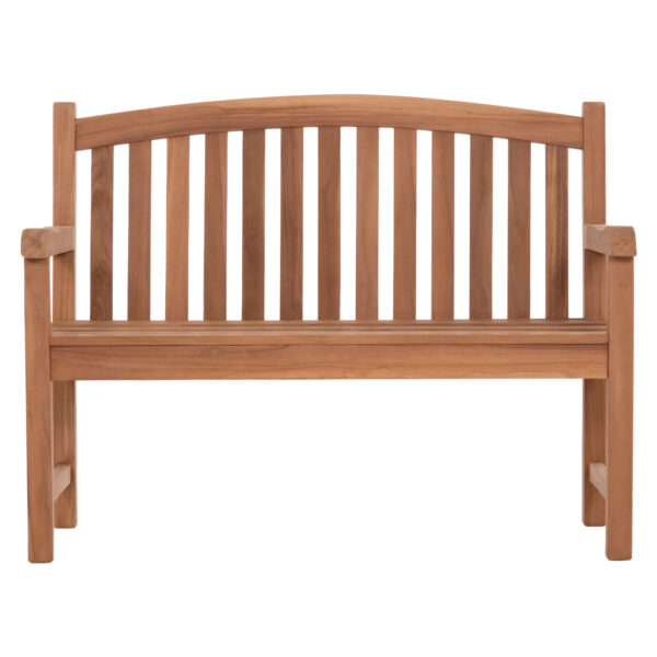 ΠΑΓΚΑΚΙ ΚΗΠΟΥ 2ΘΕΣΙΟ ELENA HM6651 ΞΥΛΟ TEAK--ΦΥΣΙΚΟ 120x60x95Υεκ. - Image 3