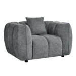 ΠΟΛΥΘΡΟΝΑ LYKKE HM3325.01 ΓΚΡΙ ΥΦΑΣΜΑ 119x89x70Υεκ