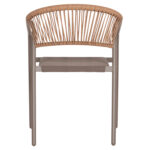 ΠΟΛΥΘΡΟΝΑ HOMAN HM6430.04 ΣΑΜΠΑΝΙ ΜΕΤΑΛΛΟ & TEXTILENE--ΜΠΕΖ P.E.RATTAN 53x58x75Υεκ - Image 6