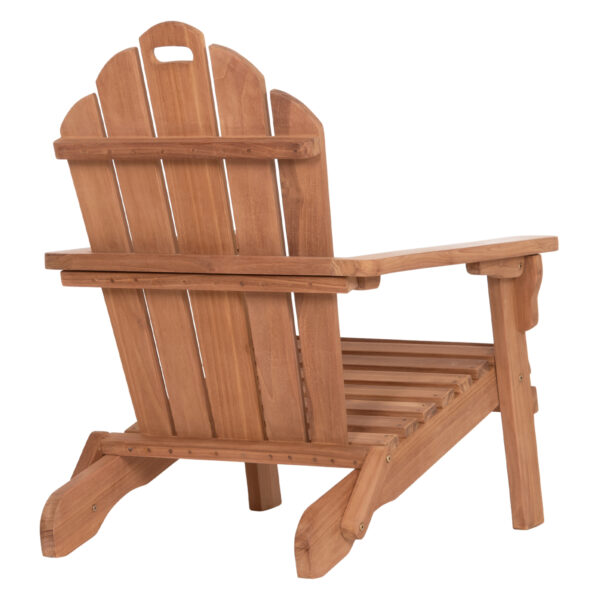 ΠΟΛΥΘΡΟΝΑ LOUNGE ΠΤΥΣΣΟΜΕΝΗ SKALL HM6619 ΞΥΛΟ TEAK ΦΥΣΙΚΟ 70.5x85x92Υεκ. - Image 5