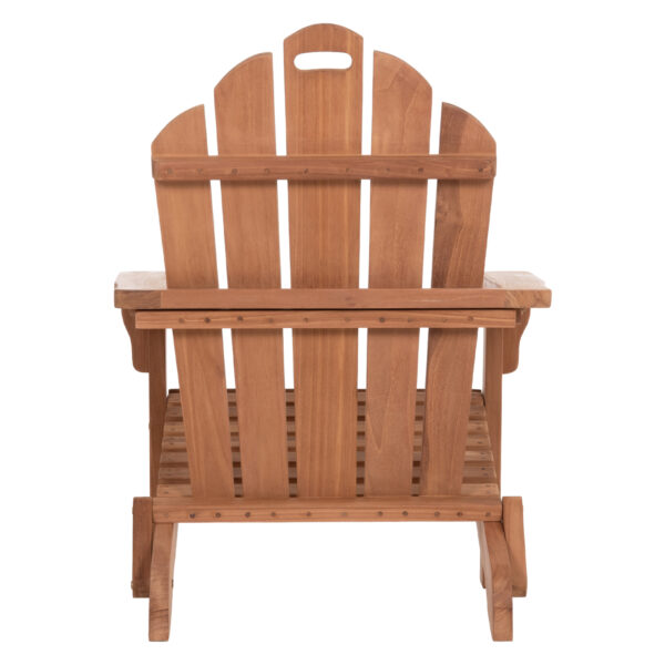 ΠΟΛΥΘΡΟΝΑ LOUNGE ΠΤΥΣΣΟΜΕΝΗ SKALL HM6619 ΞΥΛΟ TEAK ΦΥΣΙΚΟ 70.5x85x92Υεκ. - Image 6