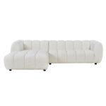 ΣΕΤ ΚΑΝΑΠΕΣ ΓΩΝΙΑ (ΑΡΙΣΤΕΡΗ)-ΠΟΛΥΘΡΟΝΑ LOUNGE LYKKE HM10820.02L ΕΚΡΟΥ ΥΦΑΣΜΑ - Image 5