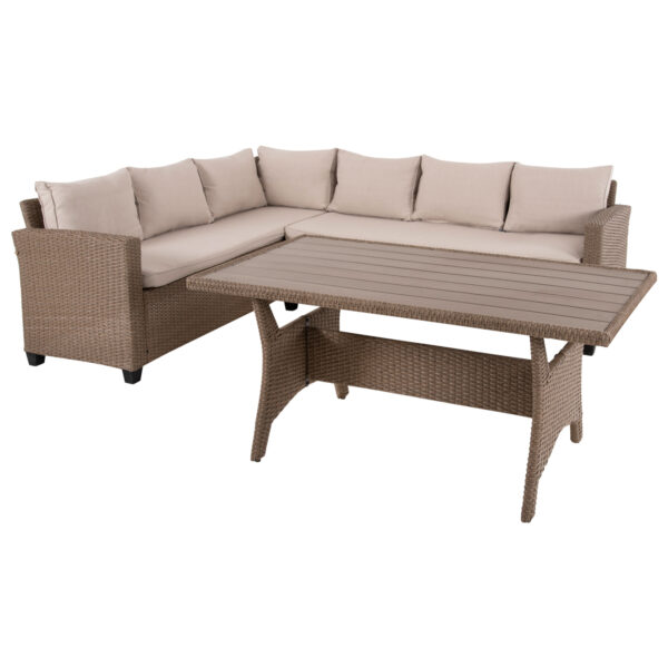 ΣΕΤ ΣΑΛΟΝΙ ΓΩΝΙΑ & ΤΡΑΠΕΖΙ CARSON HM6078.02 ΜΟΚΑ ΣΥΝΘ.RATTAN-ΜΑΞΙΛΑΡΙΑ - Image 4