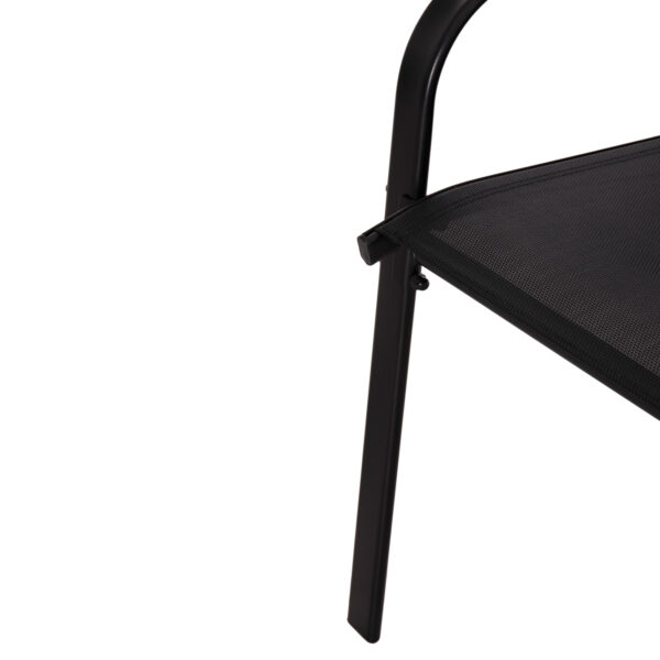 ΣΕΤ ΤΡΑΠΕΖΑΡΙΑΣ 5ΤΜΧ ADAM HM10896.03 ΤΡΑΠΕΖΙ 120x70εκ & 4 ΠΟΛΥΘΡΟΝΕΣ--ΜΑΥΡΟ - Image 6