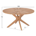ΣΕΤ ΤΡΑΠΕΖΑΡΙΑΣ ΕΞ.ΧΩΡΟΥ 5ΤΜΧ CORTEN HM10900.02 ΞΥΛΟ ΑΚΑΚΙΑΣ ΦΥΣΙΚΟ--ΜΑΞΙΛΑΡΙΑ ΓΚΡΙ - Image 2
