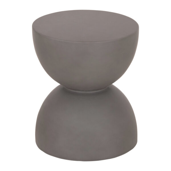 ΣΚΑΜΠΟ ΣΤΡΟΓΓΥΛΟ ZINI HM6580.01 FIBER CEMENT ΣΕ ΓΚΡΙ Φ35x43Υεκ - Image 3