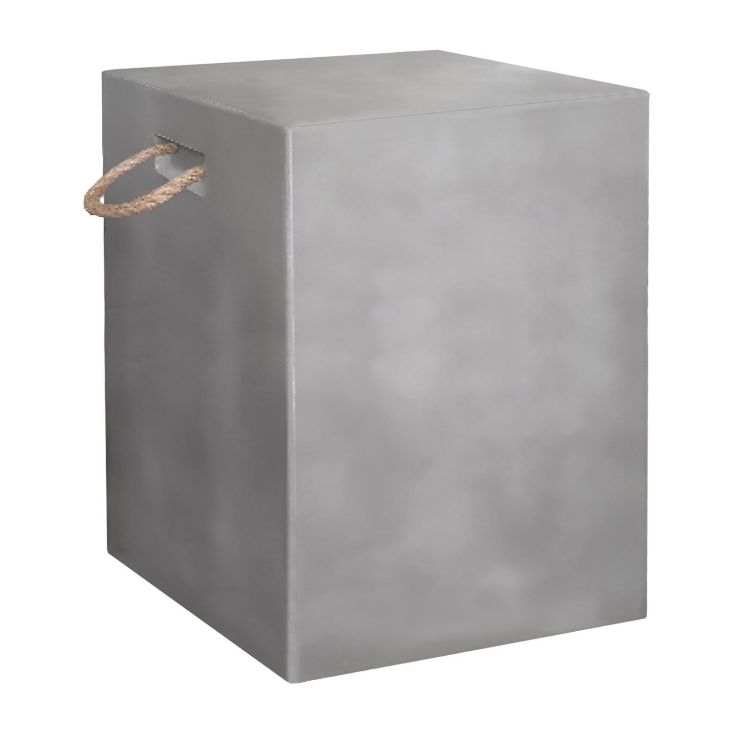 HM6581.01 ΣΚΑΜΠΟ ΤΕΤΡΑΓΩΝΟ ΜΕ ΧΕΡΟΥΛΙΑ ZAK HM6581.01 FIBER CEMENT ΣΕ ΓΚΡΙ 36x36x43Υεκ - Image 1