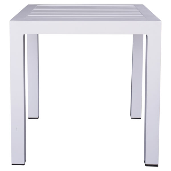 ΤΡΑΠΕΖΙ ΑΛΟΥΜΙΝΙΟΥ QIANA HM5402.01 ΛΕΥΚΟ 45x45x45,5Υ εκ. - Image 3