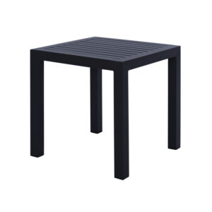 ΤΡΑΠΕΖΙ ΑΛΟΥΜΙΝΙΟΥ QIANA HM5402.02 ΓΚΡΙ 45x45x45,5Υ εκ.