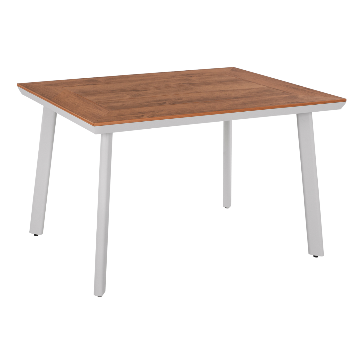 HM5562.01 ΤΡΑΠΕΖΙ ΑΛΟΥΜΙΝΙΟΥ TABER HM5562.01 ΛΕΥΚΟ ΜΕ ΕΠΙΦΑΝΕΙΑ POLYWOOD 120x80x72,5Υεκ. - Image 1