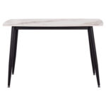 ΤΡΑΠΕΖΙ RAVEN HM9854.04 ΚΕΡΑΜΙΚΟ TOP ΜΕ ΟΨΗ ΜΑΡΜΑΡΟΥ τ.CALACATTA 120x70x73Υεκ. - Image 3
