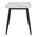 ΤΡΑΠΕΖΙ RAVEN HM9854.04 ΚΕΡΑΜΙΚΟ TOP ΜΕ ΟΨΗ ΜΑΡΜΑΡΟΥ τ.CALACATTA 120x70x73Υεκ. - Image 5