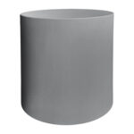 ΤΡΑΠΕΖΙ ΒΟΗΘΗΤΙΚΟ ΣΤΡΟΓΓΥΛΟ KYOKO HM6592.01 ΓΚΡΙ FIBER CEMENT Φ40x43Υεκ.