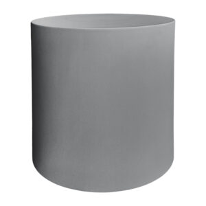 ΤΡΑΠΕΖΙ ΜΕΣΗΣ ΣΤΡΟΓΓΥΛΟ KYOKO HM6592.01 ΓΚΡΙ FIBER CEMENT Φ40x43Υεκ.
