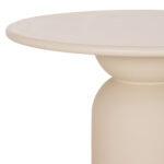 ΤΡΑΠΕΖΙ ΤΡΑΠΕΖΑΡΙΑΣ ΣΤΡΟΓΓΥΛΟ KAZVIN HM6582.02 ΜΠΕΖ FIBER CEMENT Φ130x73Υεκ - Image 5