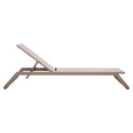 ΞΑΠΛΩΣΤΡΑ ΑΛΟΥΜΙΝΙΟΥ MARIMAR HM6562.03 ΣΚΕΛΕΤΟΣ TAUPE & TEXTILENE ΜΠΕΖ 220x67.5x31.5Υεκ - Image 4