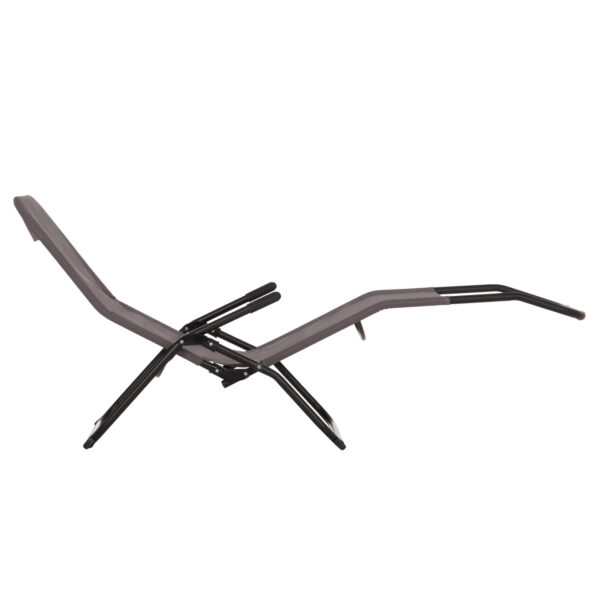 ΞΑΠΛΩΣΤΡΑ ΚΟΥΝΙΣΤΗ SWINGSAND HM6553.01 ΓΚΡΙ TEXTILENE--ΜΑΥΡΟ ΜΕΤΑΛΛΟ 143x60x94Υεκ - Image 4