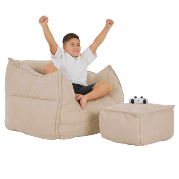 SPONGE ΠΟΛΥΘΡΟΝΑ SET BEIGE 95x102x73cm 01-3393 - Image 7