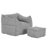 SPONGE ΠΟΛΥΘΡΟΝΑ SET ΓΚΡΙ SILVER 95x102x73cm 01-3394 - Image 6
