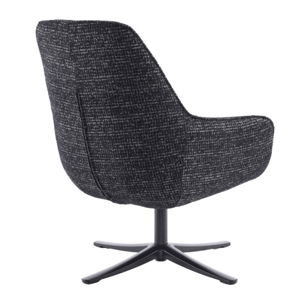 TIFFANY ΠΟΛΥΘΡΟΝΑ ΠΕΡΙΣΤΡΕΦΟΜΕΝΗ ΜΑΥΡΟ ΜΕ PATTERN 80x75x90cm 01-3532 - Image 8