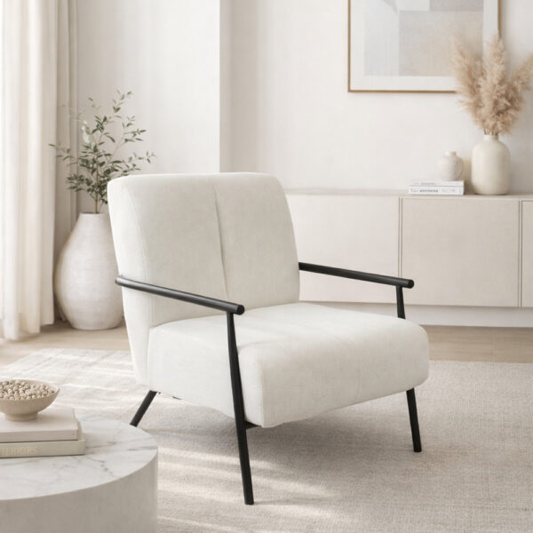 KIOTO ΠΟΛΥΘΡΟΝΑ OFF WHITE 64x76x81cm 01-3656 - Image 2