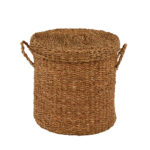 SEAGRASS ΚΑΛΑΘΙ ΜΕ ΚΑΠΑΚΙ 44x44x45cm SEAGRASS ΦΥΣΙΚΟ 015727 - Image 2