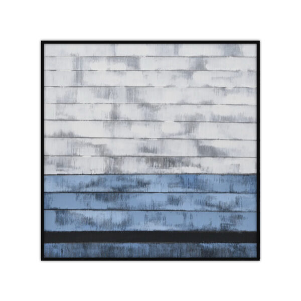 MURUS BLUE ΠΙΝΑΚΑΣ ΔΙΑΚΟΣΜΗΣΗΣ 82x82x5cm ΚΑΜΒΑΣ ΞΥΛΟ 017134 - Image 2