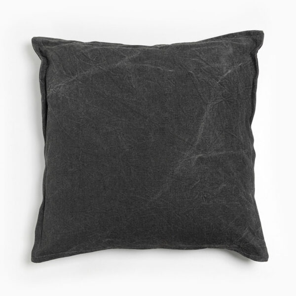 ROCK 1 ΔΙΑΚΟΣΜΗΤΙΚΟ ΜΑΞΙΛΑΡΙ 45x45cm ΥΦΑΣΜΑ ΑΝΘΡΑΚΙ 017344 - Image 6