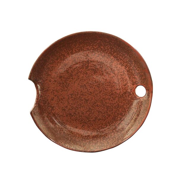 ROND ΠΙΑΤΕΛΑ ΔΙΑΚΟΣΜΗΣΗΣ 38x38x5cm ΚΕΡΑΜΙΚΟ TERRACOTTA 017399 - Image 3