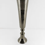 FLORES ΒΑΖΟ 19x19x55cm ΑΛΟΥΜΙΝΙΟ ΑΣΗΜΙ 017640 - Image 3