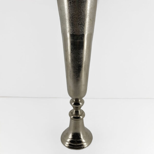 FLORES ΒΑΖΟ 19x19x55cm ΑΛΟΥΜΙΝΙΟ ΑΣΗΜΙ 017640 - Image 3