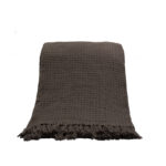 PIQUE ΡΙΧΤΑΡΙ ΔΙΑΚΟΣΜΗΤΙΚΟ 130x170cm ΒΑΜΒΑΚΙ ΓΚΡΙ MOCHA POLYESTER 017698 - Image 3
