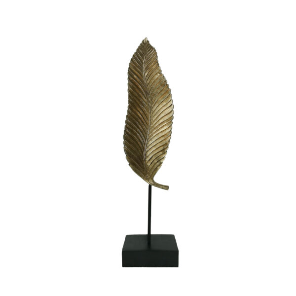 UMI ΔΙΑΚΟΣΜΗΤΙΚΟ TOTEM 13x9x57cm POLYRESIN ΧΡΥΣΟ ΜΑΥΡΟ ΜΕΤΑΛΛΟ 017914 - Image 3