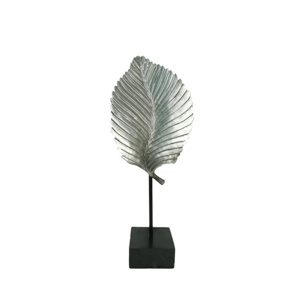 UMI ΔΙΑΚΟΣΜΗΤΙΚΟ TOTEM 17x13x42cm POLYRESIN ΑΣΗΜΙ ΜΑΥΡΟ ΜΕΤΑΛΛΟ 017918 - Image 3