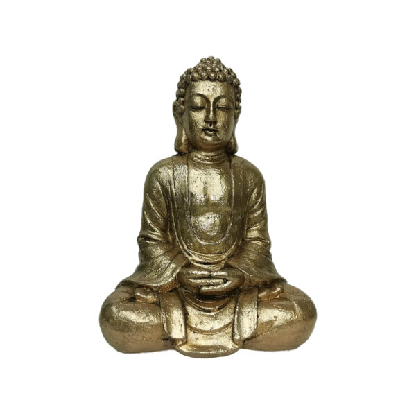 ADOM ΔΙΑΚΟΣΜΗΤΙΚΟ ΒΟΥΔΑΣ 25x17x35cm POLYRESIN ΧΡΥΣΟ 017930 - Image 4