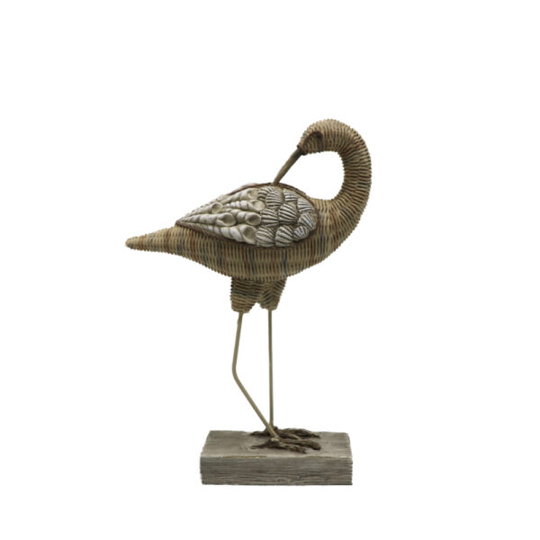 CALOR ΔΙΑΚΟΣΜΗΤΙΚΟ ΠΟΥΛΙ 21x9x31cm POLYRESIN ΦΥΣΙΚΟ 018503 - Image 3