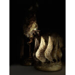 VOLE ΒΑΣΗ ΡΕΣΩ 15x15x18cm POLYRESIN ΧΡΥΣΟ 018539 - Image 2