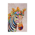 ZEBRA ΠΙΝΑΚΑΣ ΔΙΑΚΟΣΜΗΣΗΣ 80x120x4cm ΚΑΜΒΑΣ ΠΟΛΥΧΡΩΜΟ 018829 - Image 3